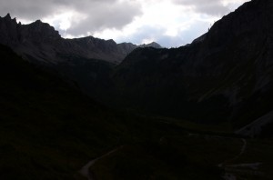 pohled od Franzosenkreuzu 1449m