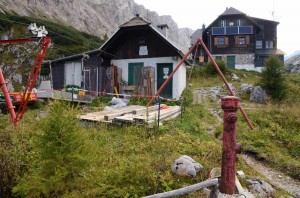 Voisthalerhütte a konec nákladní lanovky