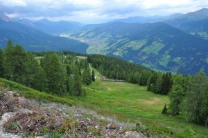 pohled do údolí k Innichenu 