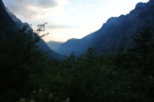 pohled zpět do doliny Krma    