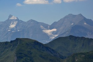 pohled na vzdalený Grosses Wiesbachhorn 3564m 